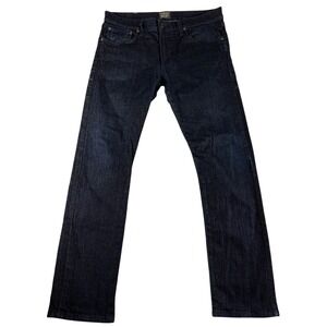 Kennedy Straight Leg Jeans Mens 34 Blue Denim Dark Wash Premium Stretch USA Made